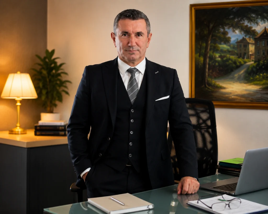 Enver working at the Zurich Day Tour office in Switzerland.
